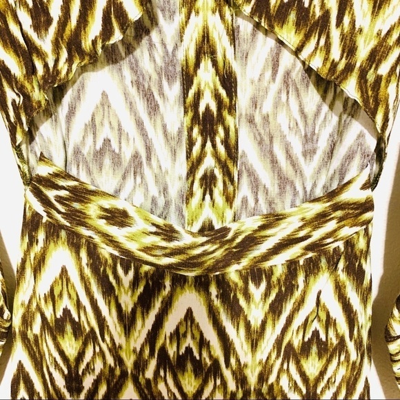 TOPSHOP opened back zigzag maxi dress women's size 4 NWT - Picture 7 of 10